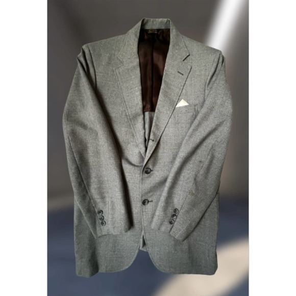 Corbin Of Huntington Gray Suit Jacket, M/L‎ Regular Fit - Picture 5 of 9